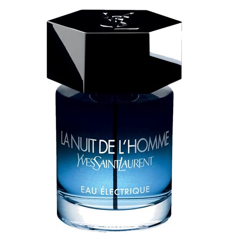 profumo la nuit de l homme electrique yves saint laurent|ysl la nuit homme bleu électrique.